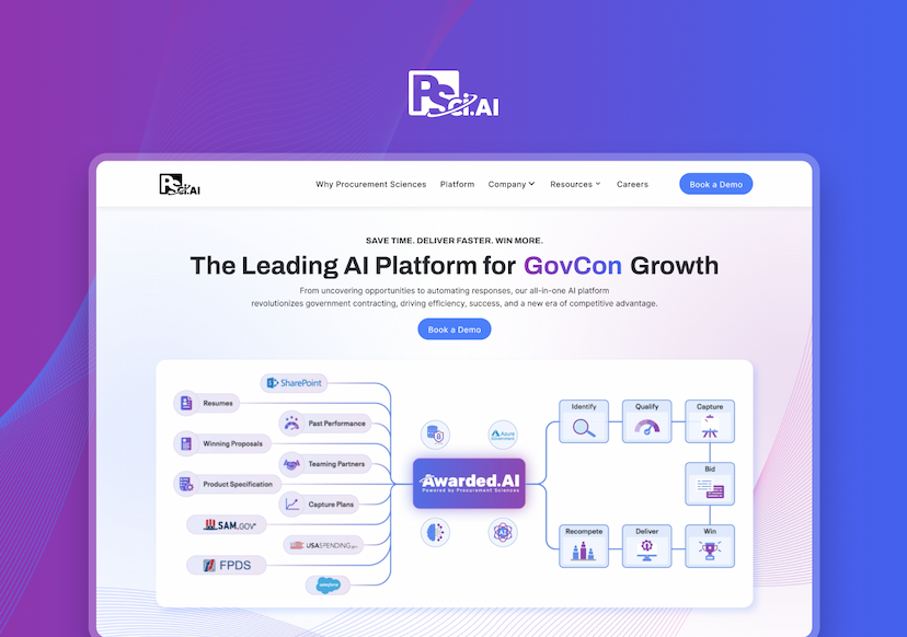 AI Platform UX Redesign for Smarter Government Contracting