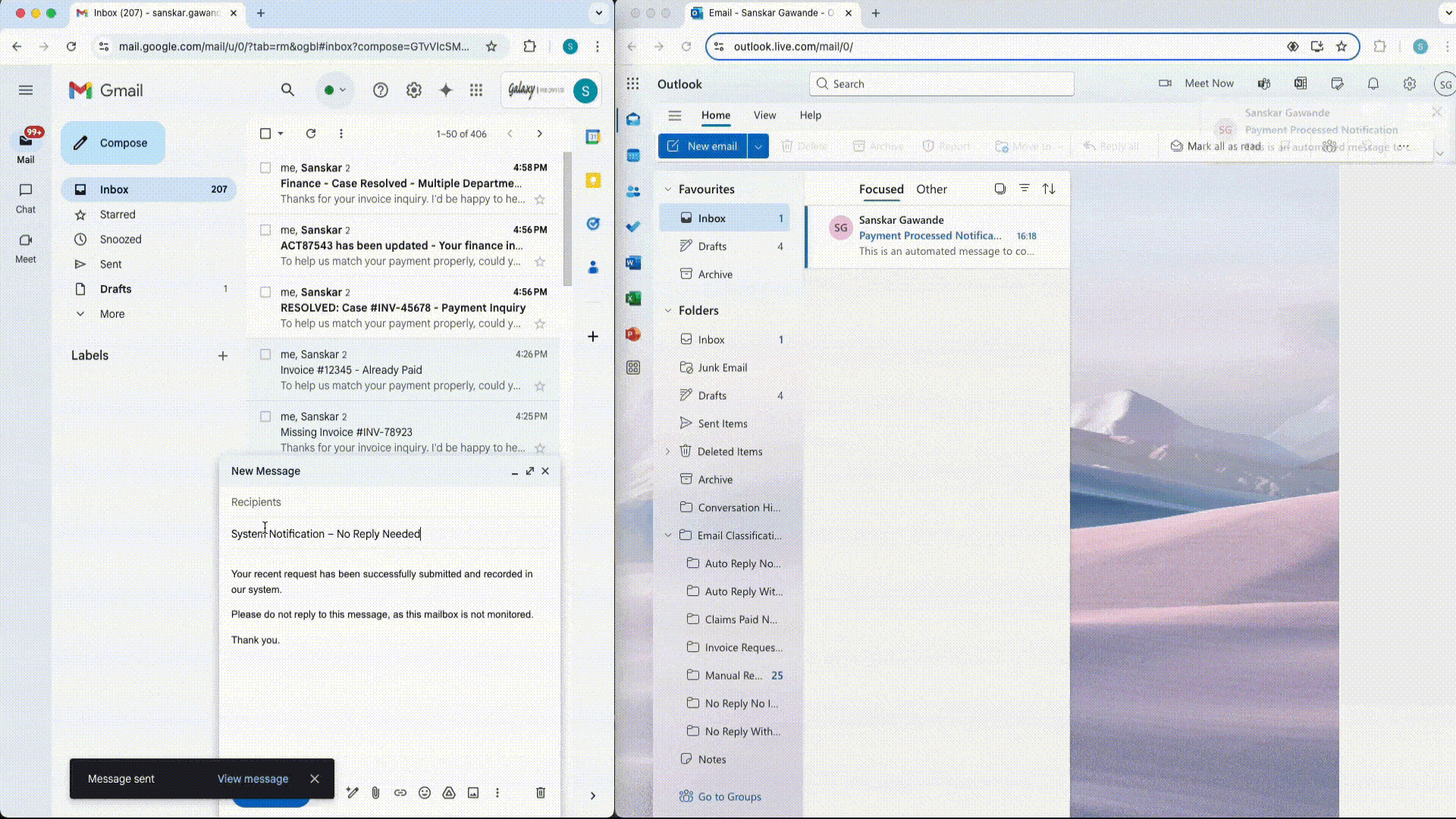 No Reply – No Info
