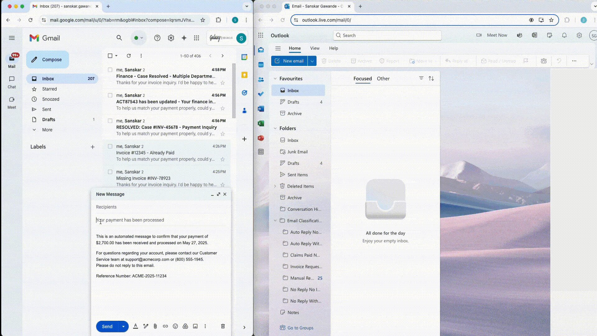 No Reply – With Info