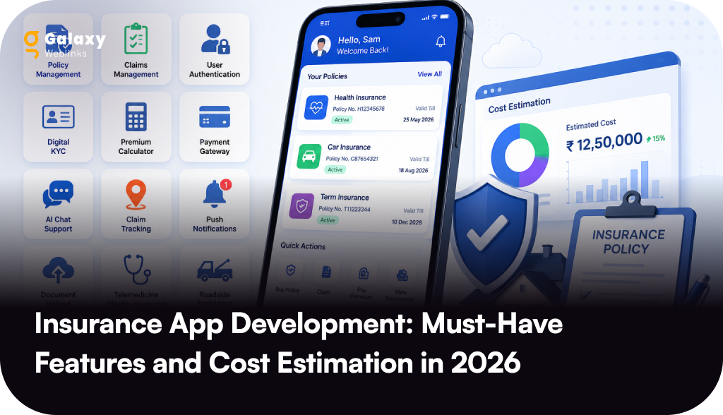 Insurance App Development: Must-Have Features and Cost Estimation in 2026