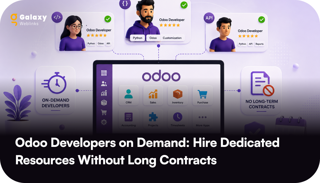 Odoo developers on demand - hire dedicated resources without long contracts