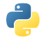 Python programming language logo