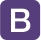 Bootstrap 4 logo